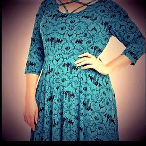 THE ROARING 20'S FANTASTIC BEASTS STRAPPY DRESS